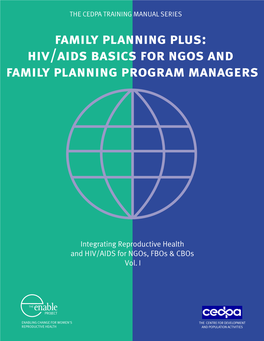 Hiv/Aids Basics for Ngos and Family Planning Program Managers