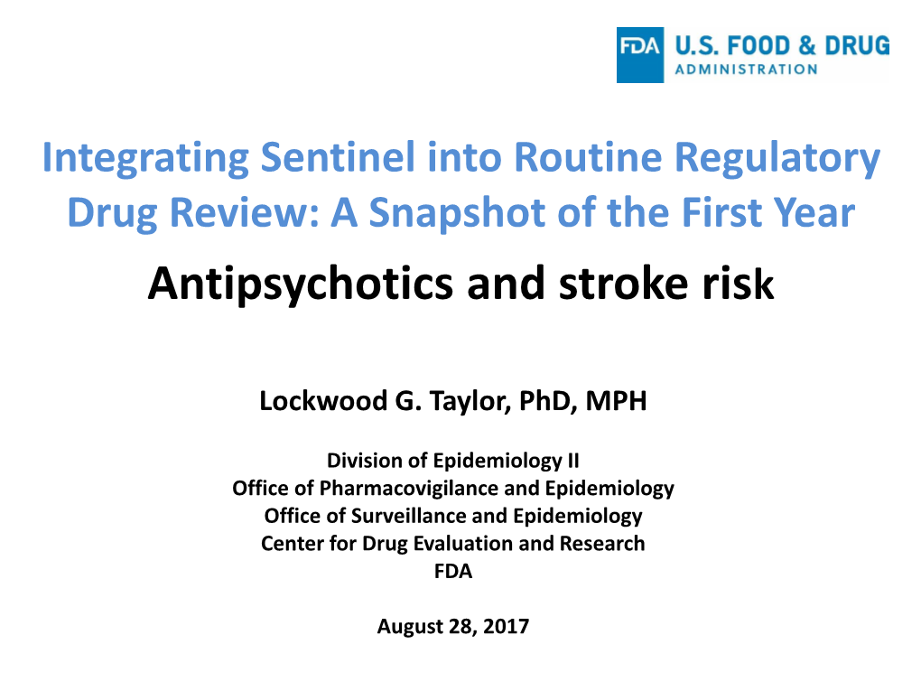 Antipsychotics and Stroke Risk