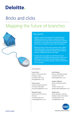 Bricks and Clicks Mapping the Future of Branches