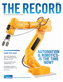 Automation & Robotics- Is the Time Now?