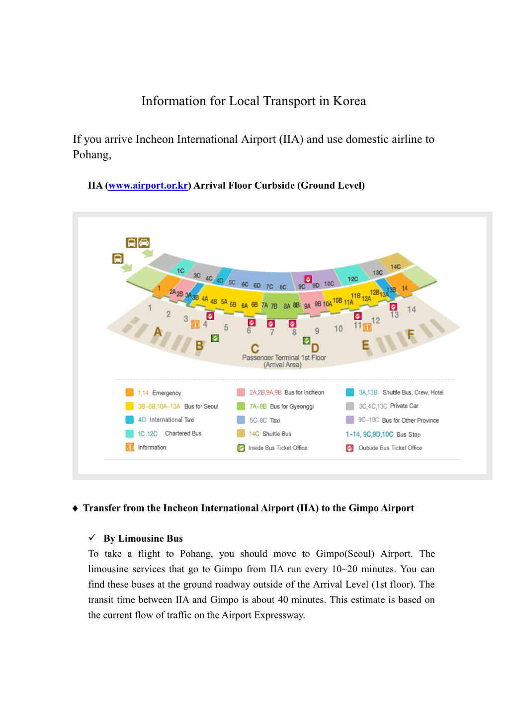 Local Transportations