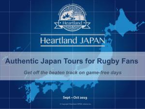 Authentic Japan Tours for Rugby Fans