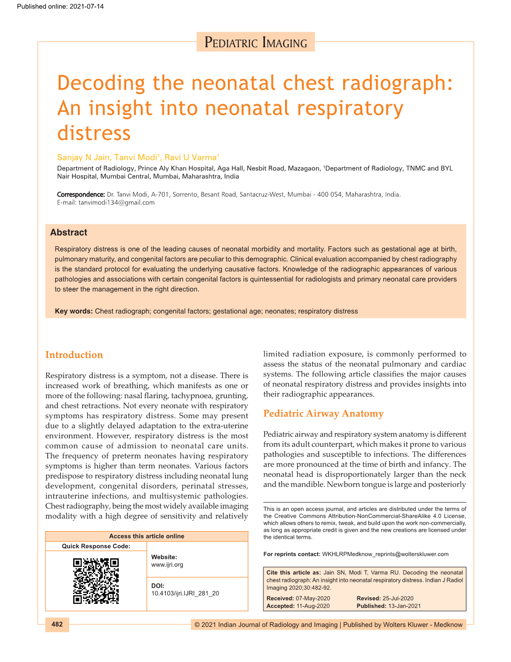 Decoding the Neonatal Chest Radiograph