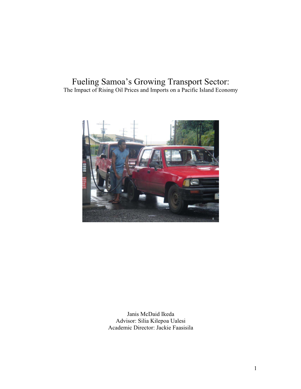 Fueling Samoa's Growing Transport Sector