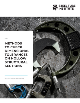 Methods to Check Dimensional Tolerances on Hollow Structural Sections