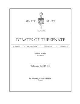 Debates of the Senate