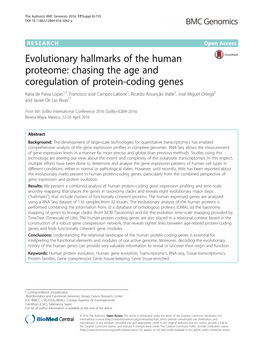 Chasing the Age and Coregulation of Protein-Coding Genes