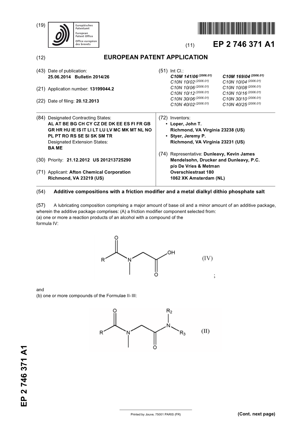 Additive Compositions with a Friction Modifier and a Metal Dialkyl Dithio Phosphate Salt