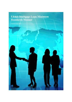 EBRD Mortgage Loan Minimum Standards Manual