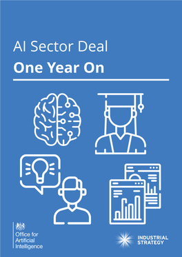 AI Sector Deal One Year On