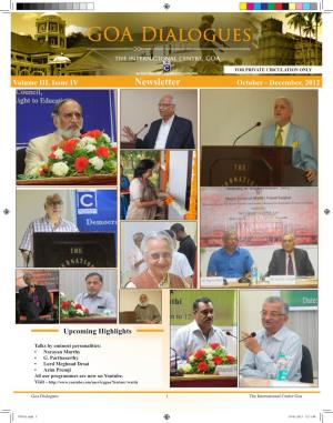 Newsletter October - December, 2012