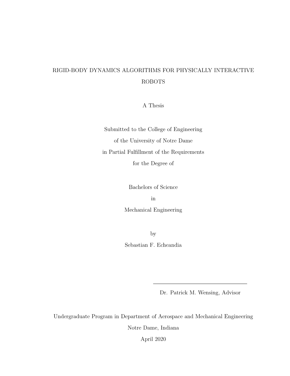 Rigid-Body Dynamics Algorithms for Physically Interactive Robots