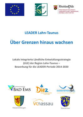 (LILE) Der Region Lahn-Taunus – Bewerbung Für Die LEADER-Periode 2014-2020