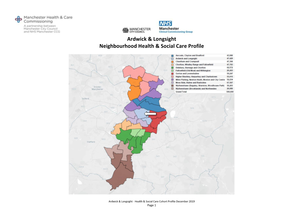 Ardwick & Longsight Neighbourhood Health & Social Care Profile