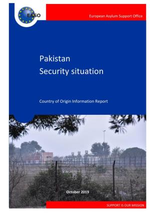 Pakistan Security Situation