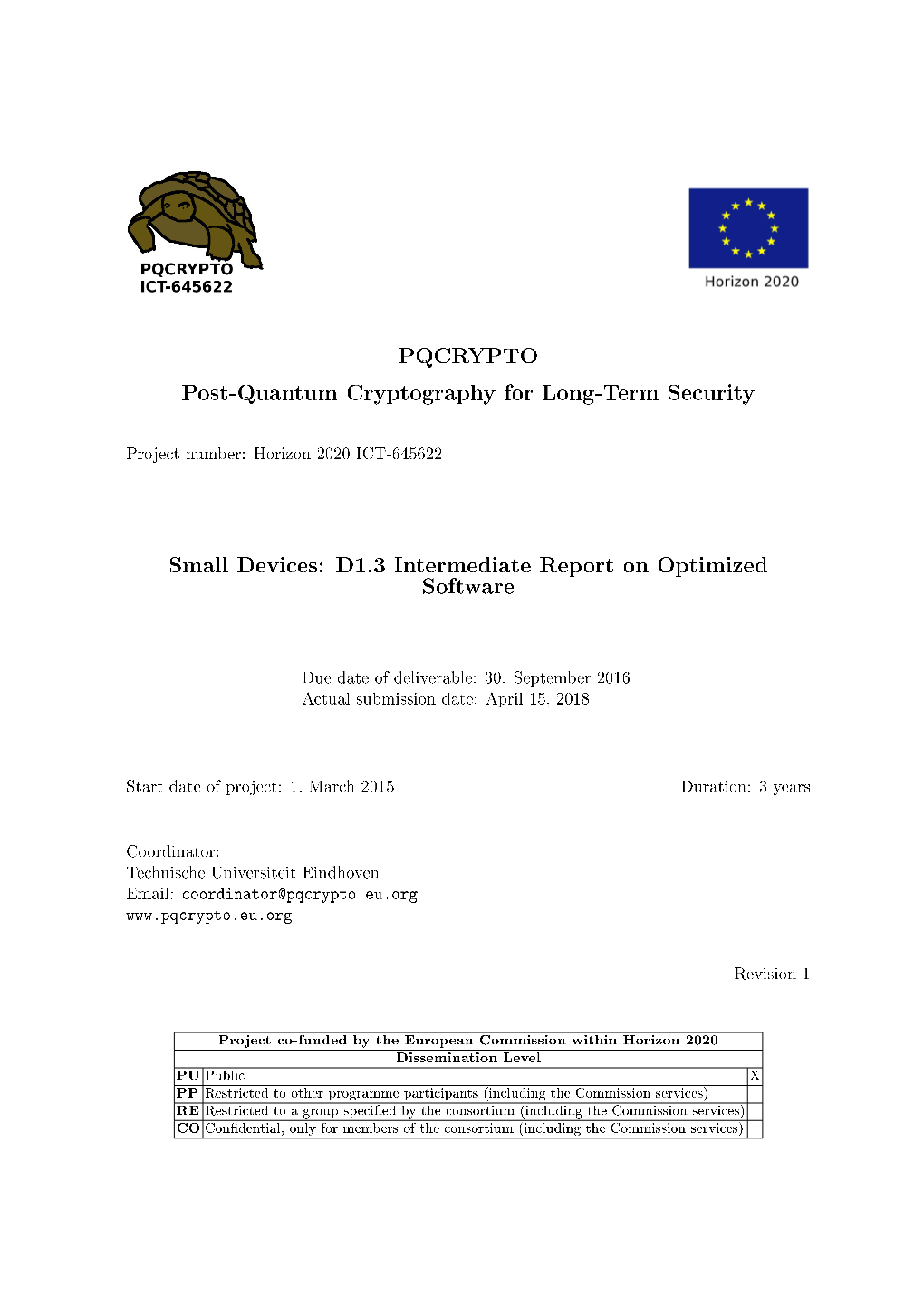 PQCRYPTO Post-Quantum Cryptography for Long-Term Security