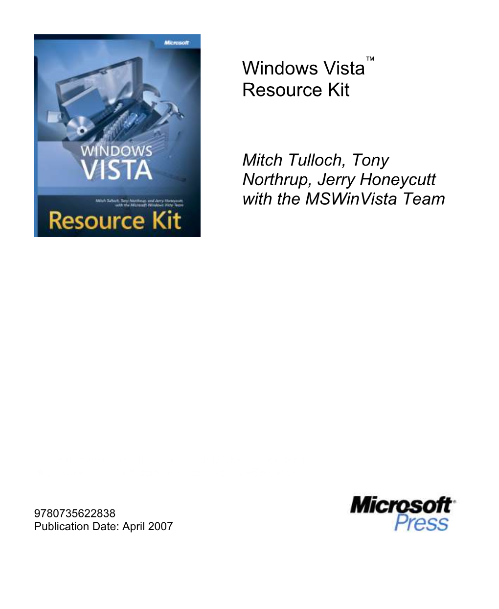 Sample Content from Windows Vista Resource