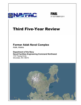 Final Third Five-Year Review, Former Adak Naval