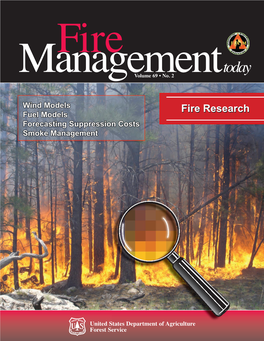 Fire Research Fuel Models Fire Research Forecasting Suppression Costs Smoke Management