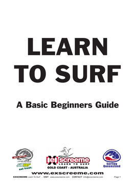 Learn to Surf Ebook