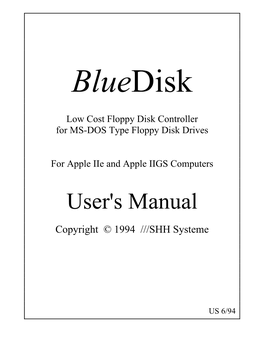 Bluedisk User's Manual.Pdf