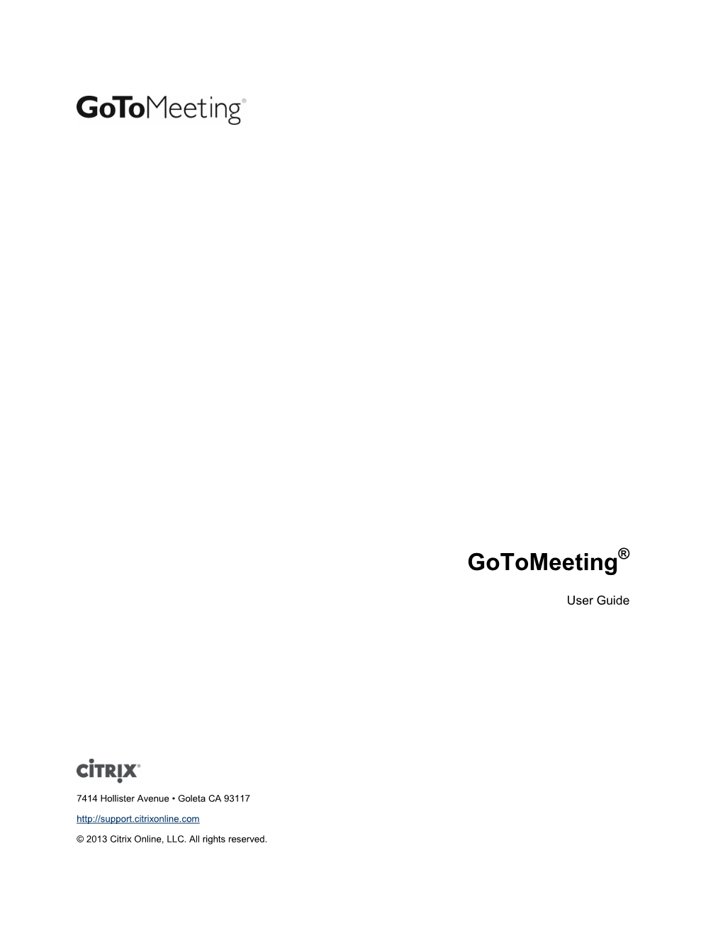 Gotomeeting®