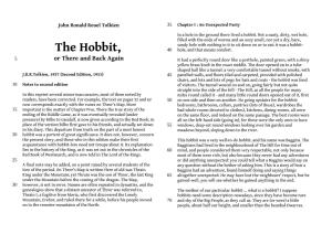 The Hobbit, 40 Hole, and That Means Comfort