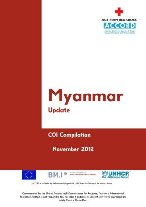 Myanmar Update