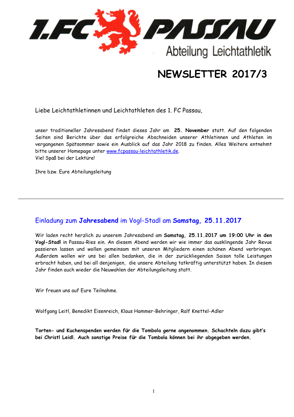 Newsletter 2017 03