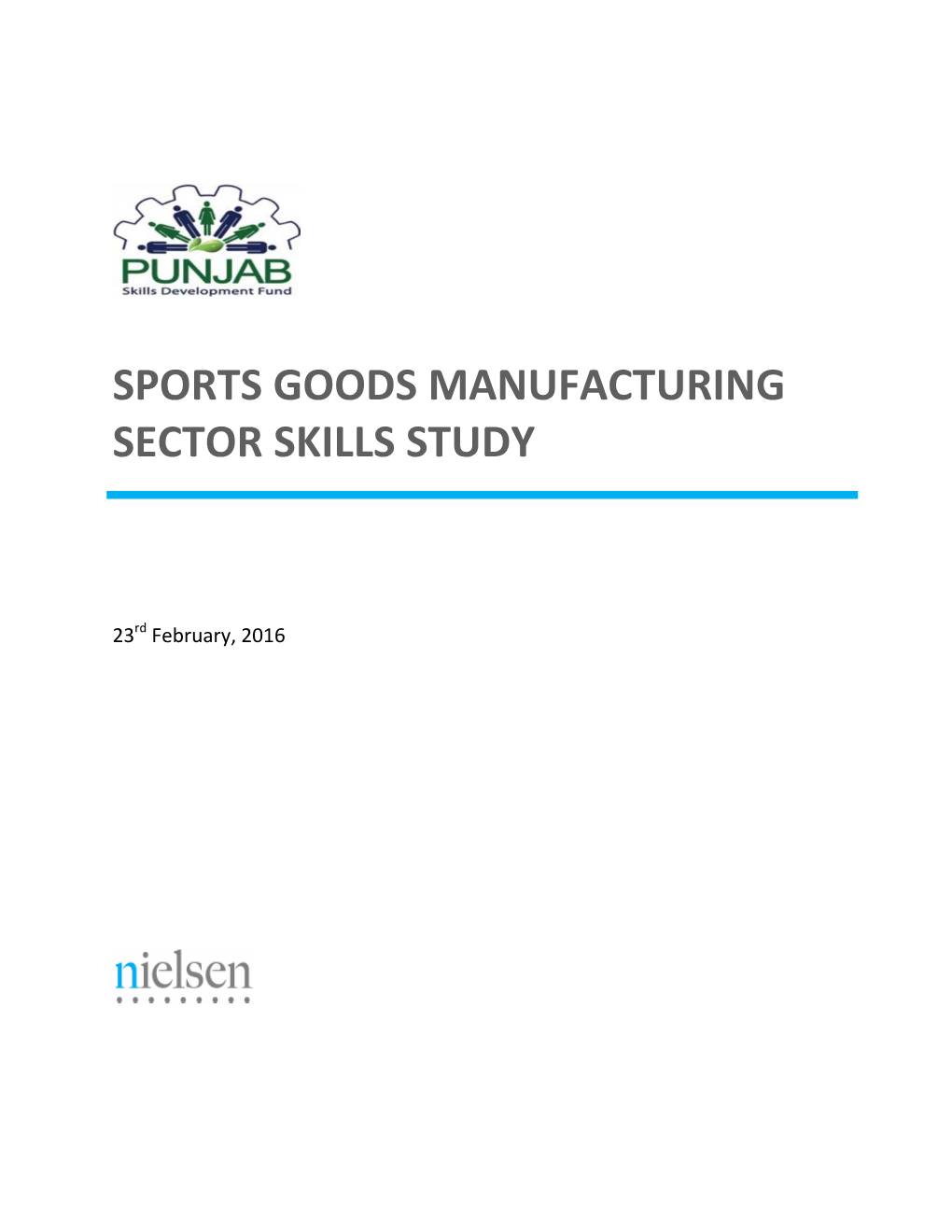 Sports Goods Manufacturing Sector Skills Study