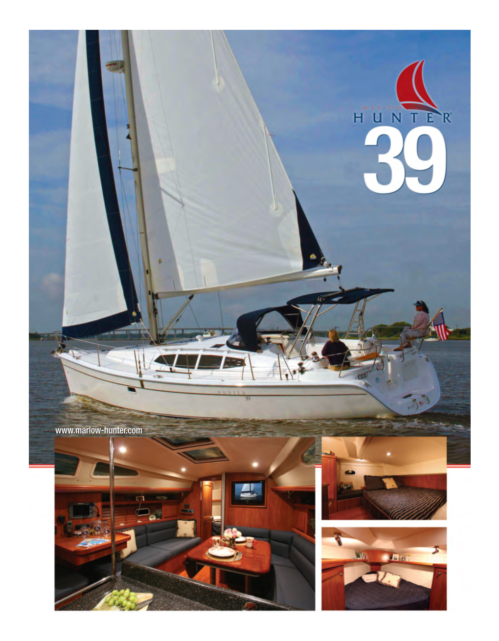 hunter 39 sailboat data