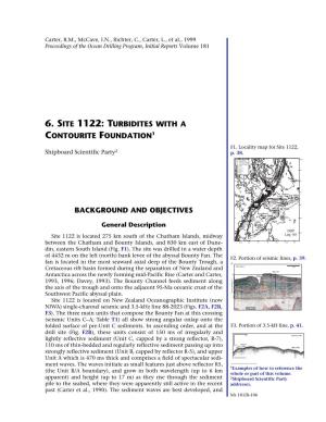 6. Site 1122: Turbidites with a Contourite Foundation1 F1
