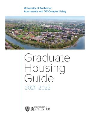 2021-2022 Graduate Housing Guide