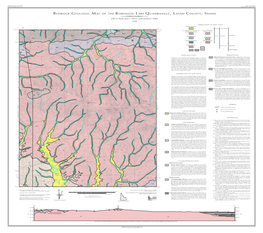 Bedrock Geologic Map of the Robinson Lake Quadrangle, Latah