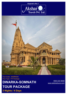 Dwarka-Somnath Tour Package
