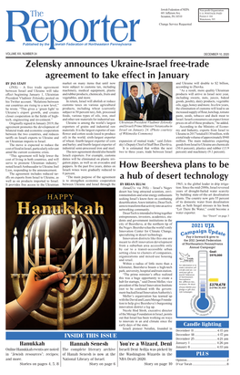Zelensky Announces Ukraine-Israel Free-Trade Agreement to Take Effect