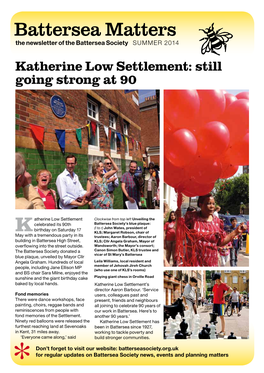 Katherine Low Settlement: Still Going Strong at 90