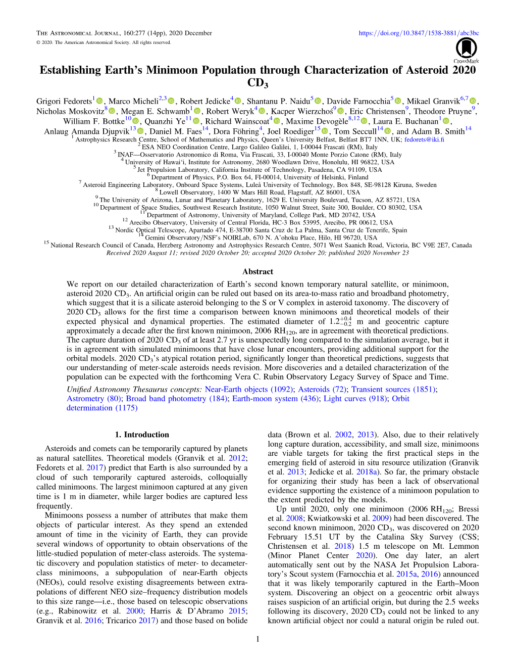 Establishing Earth's Minimoon Population Through