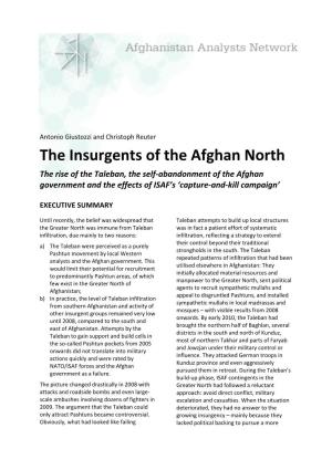 The Insurgents of the Afghan North. the Rise of the Taleban, the Self-Abandonment Of