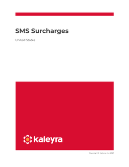 SMS Surcharges