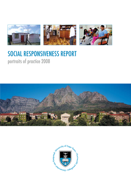 Social Responsiveness Report for 2008