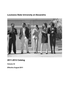 Louisiana State University at Alexandria 2011-2012 Catalog