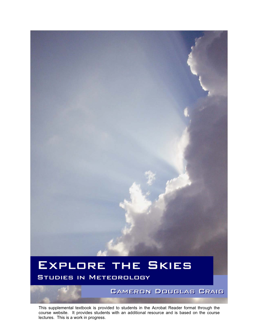 Explore the Skies: Studies in Meteorology