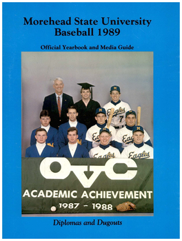 Morehead State University Baseball 1989