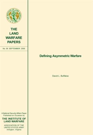 Defining Asymmetric Warfare