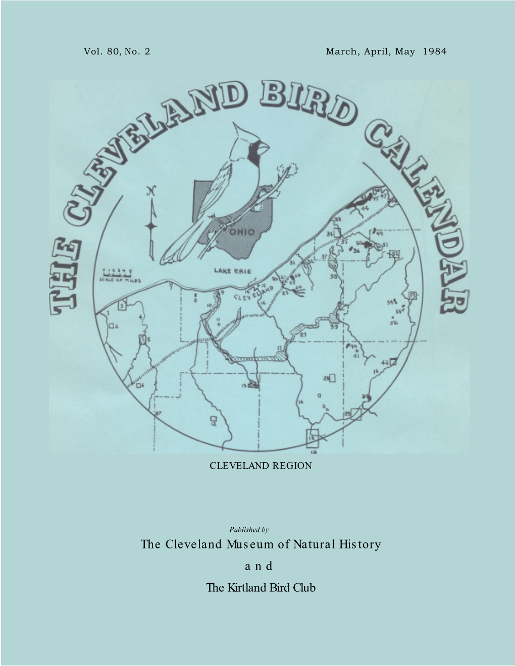 Cleveland Bird Calendar Vol080