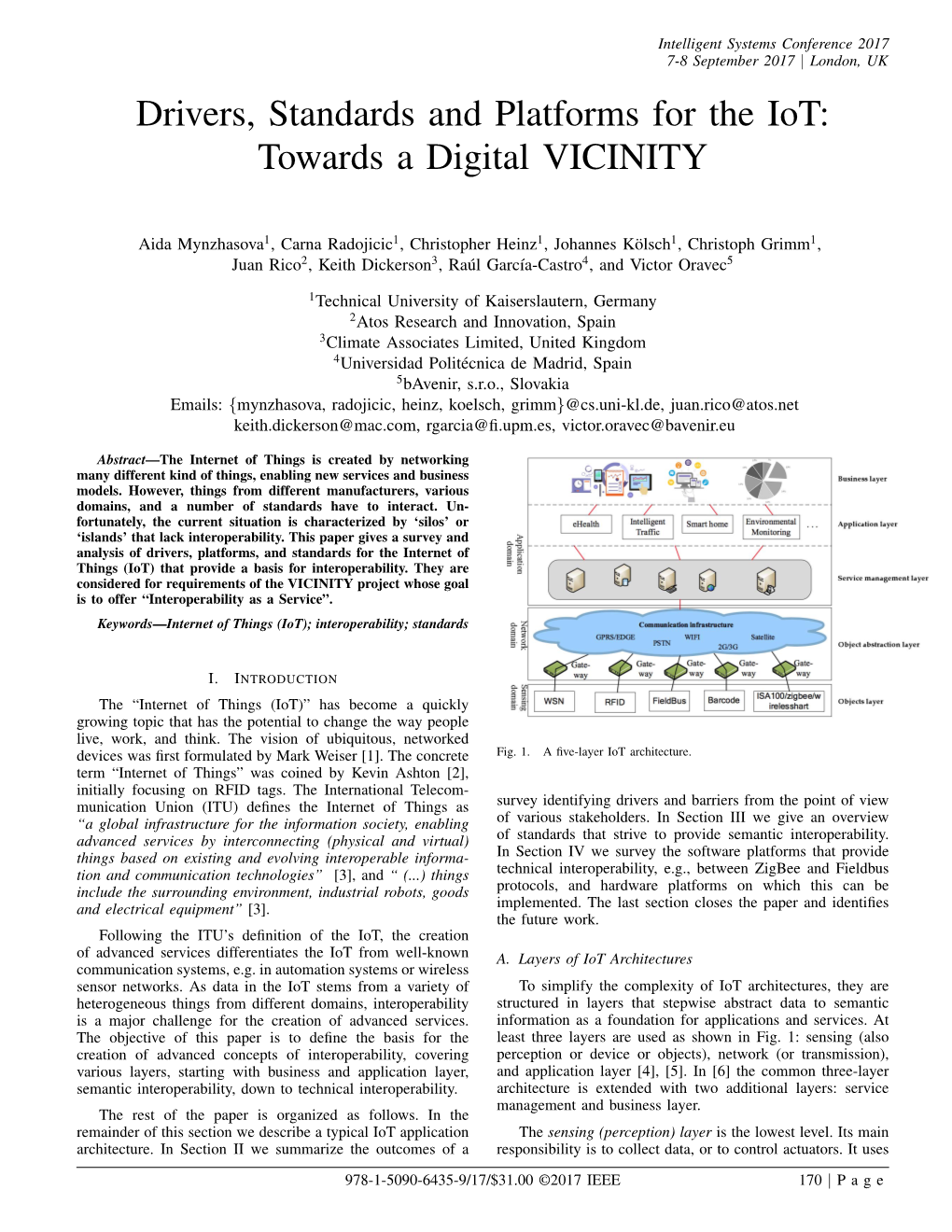 Towards a Digital VICINITY