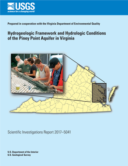 Hydrogeologic Framework and Hydrologic Conditions of the Piney Point Aquifer in Virginia
