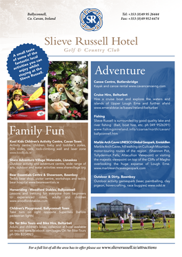 Slieve Russell Things to Do