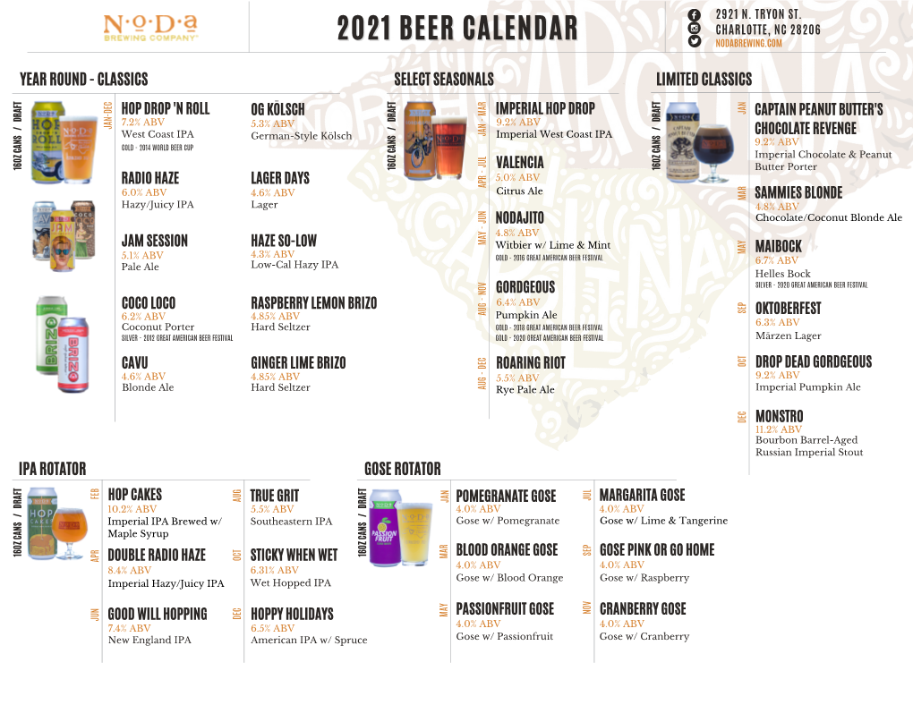 Beer Calendar